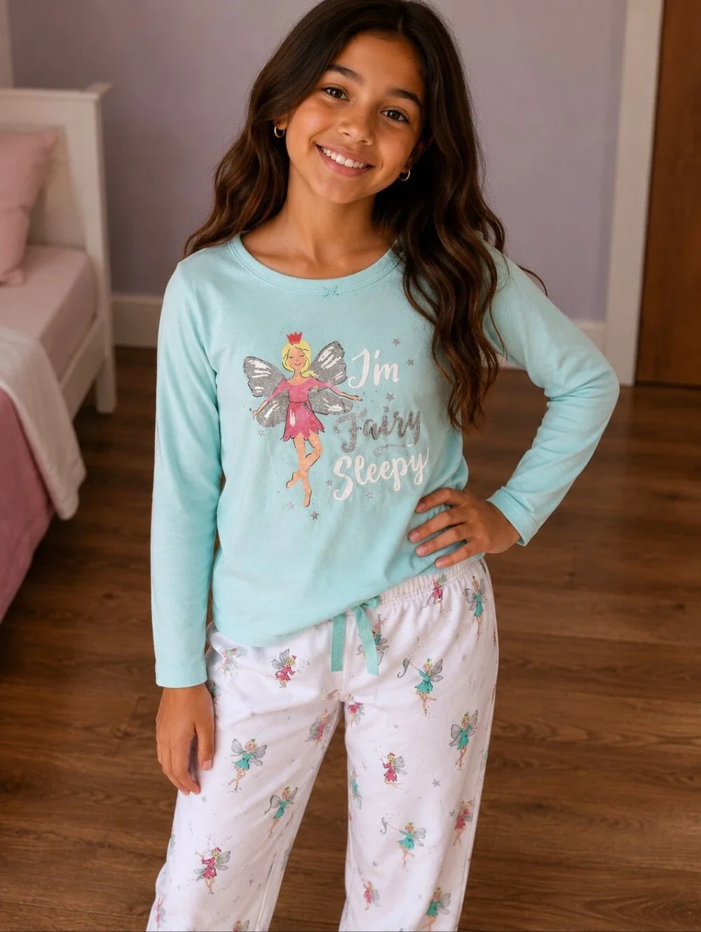 Size 10 Carter's Fairy pj Set